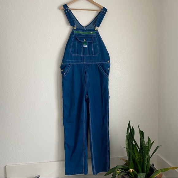 Liberty denim bib overalls 34 x30 - Picture 1 of 9